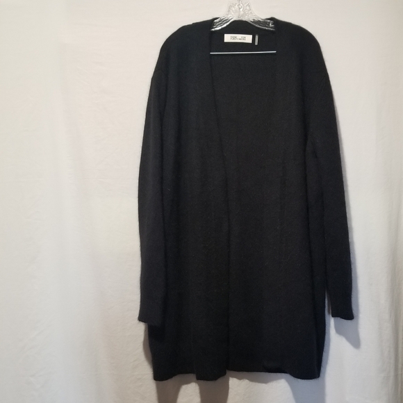 Diane von Fürstenberg, Cardigan Knit Coat, Black, Size Large, NWOT - Picture 3 of 11